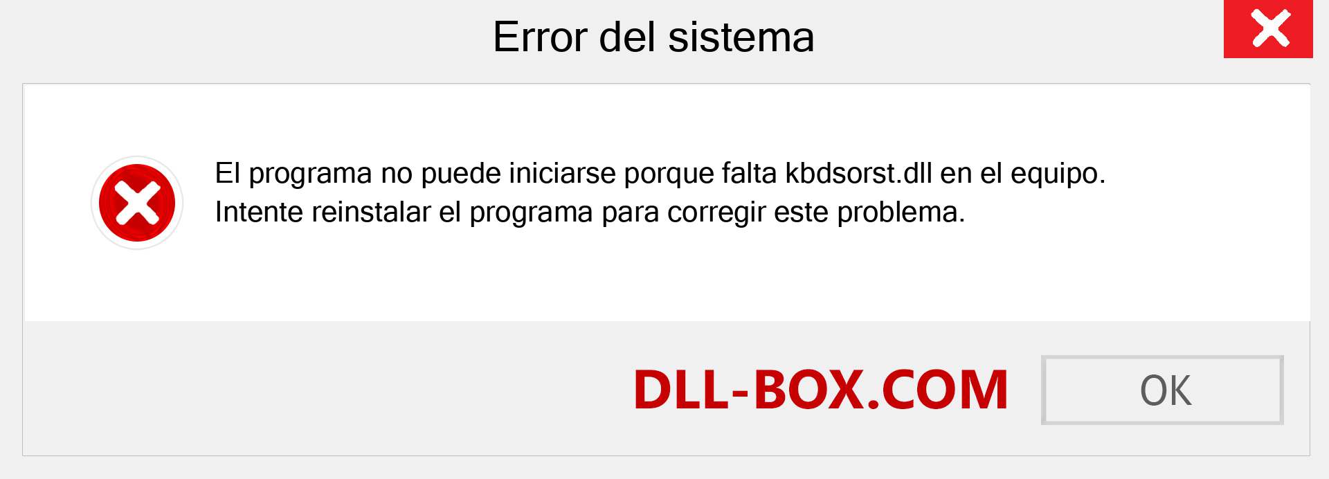 ¿Falta el archivo kbdsorst.dll ?. Descargar para Windows 7, 8, 10 - Corregir kbdsorst dll Missing Error en Windows, fotos, imágenes